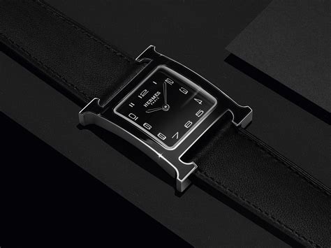 hermes heure h watch black|hermes h watch price.